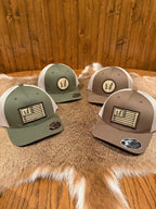 Great Northern Flexfit 110 Hat - Flag/Olive & Khaki