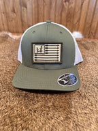 Great Northern Flexfit 110 Hat - Flag/Olive & Khaki