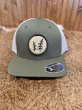 Great Northern Flexfit 110 Hat - Trees/Olive & Khaki