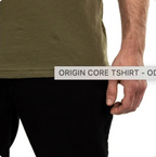 Great Northern/Origin Core T-Shirt OD Green/Flag - Size Large